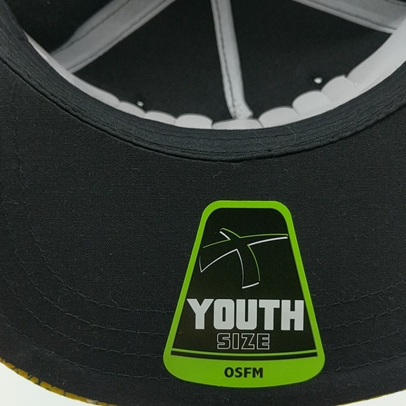 Black Pokemon Cap Hat Snapback Flat Bill Pikachu - Picture 6 of 6